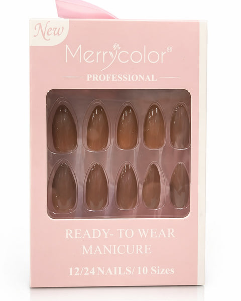 Uñas postizas efecto aurora Merrycolor