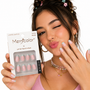 Uñas Postizas Francesas Pequeñas De Fácil Aplicación MerryColor