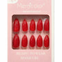 Uñas postizas rojo intenso Merrycolor
