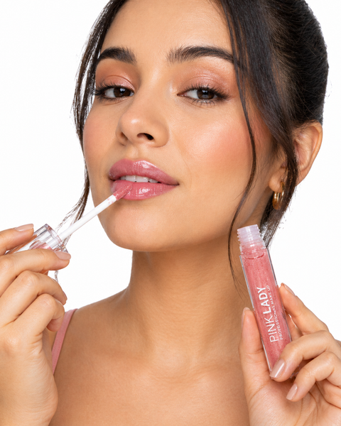Labial lip gloss shine Pink Lady