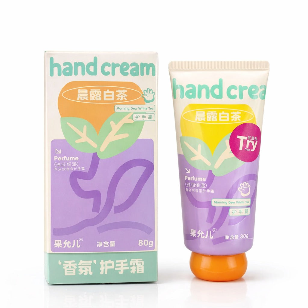 Crema hidratante para manos | Perfumada c/extracto de té blanco 80gr Yesnow