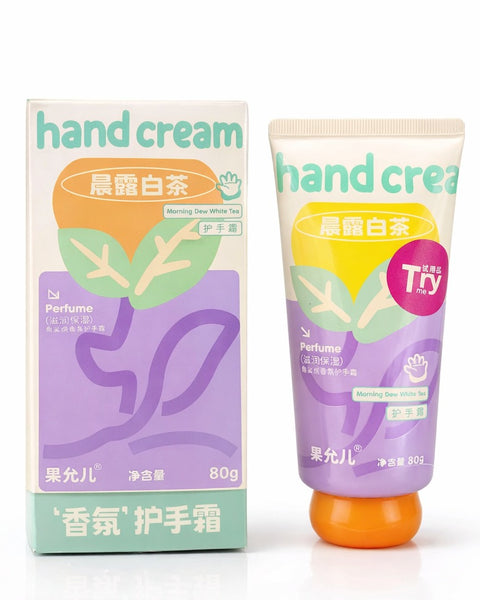 Crema hidratante para manos | Perfumada c/extracto de té blanco 80gr Yesnow