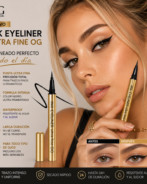 Delineador Líquido en Plumón Ink Eyeliner Ultra Fine OG