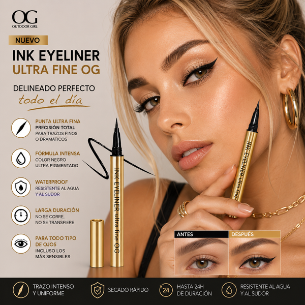 Delineador Líquido en Plumón Ink Eyeliner Ultra Fine OG