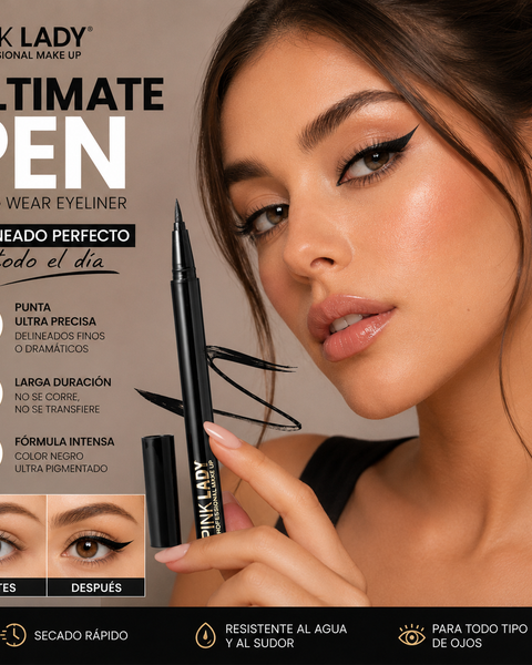 Delineador Líquido Plumón Calligraphic Waterproof 24hrs