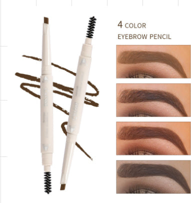 Lápiz De Cejas Retráctil C/Cepillo Difuminador Waterproof