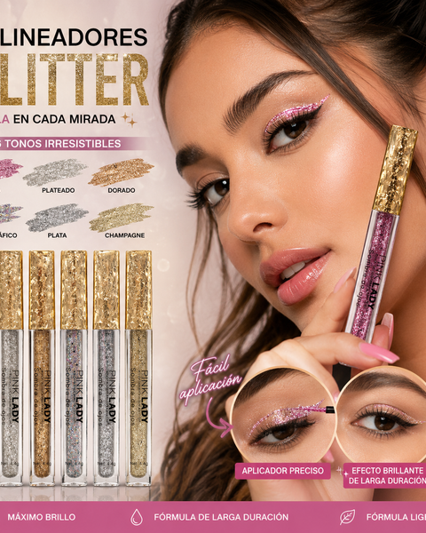 Delineador Liquido Full Shine Larga Duración $3x9.990