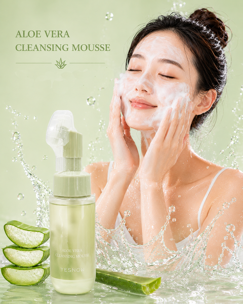 Espuma de limpieza facial c/ aloe vera 230ml Yesnow