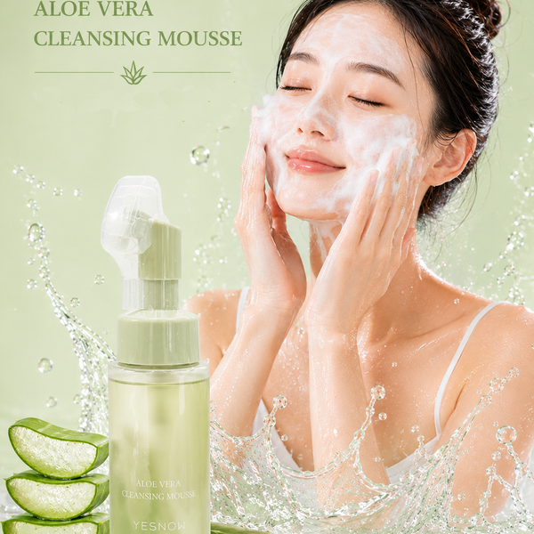 Espuma de limpieza facial c/ aloe vera 230ml Yesnow