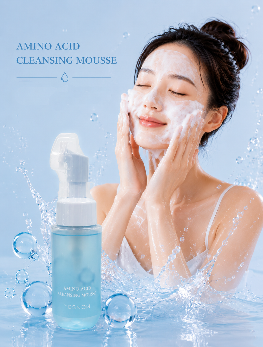Espuma de limpieza facial c/ aminoácidos 230ml Yesnow