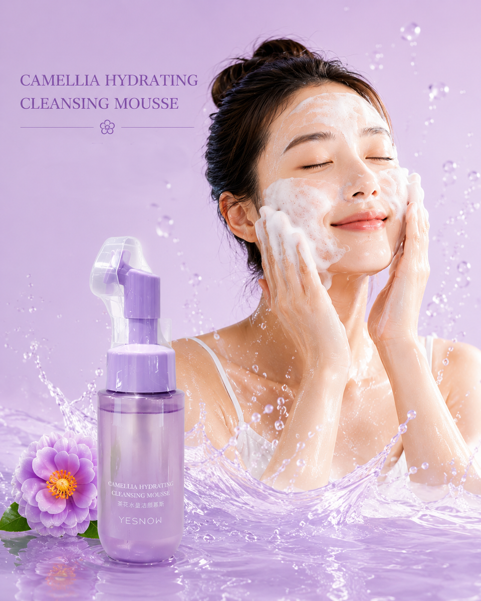 Espuma de limpieza facial con camellia 230ml Yesnow