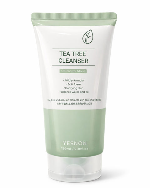 Gel limpiador facial control brillo con te de árbol