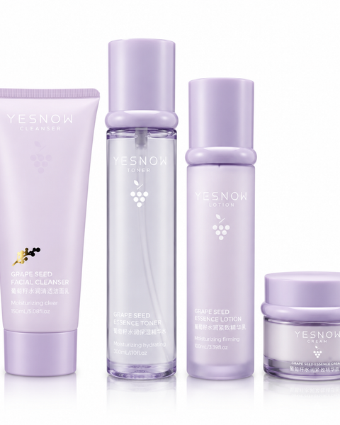 Kit Facial Anti Edad con extracto de semilla de uva | Línea completa de Skin Care Yesnow