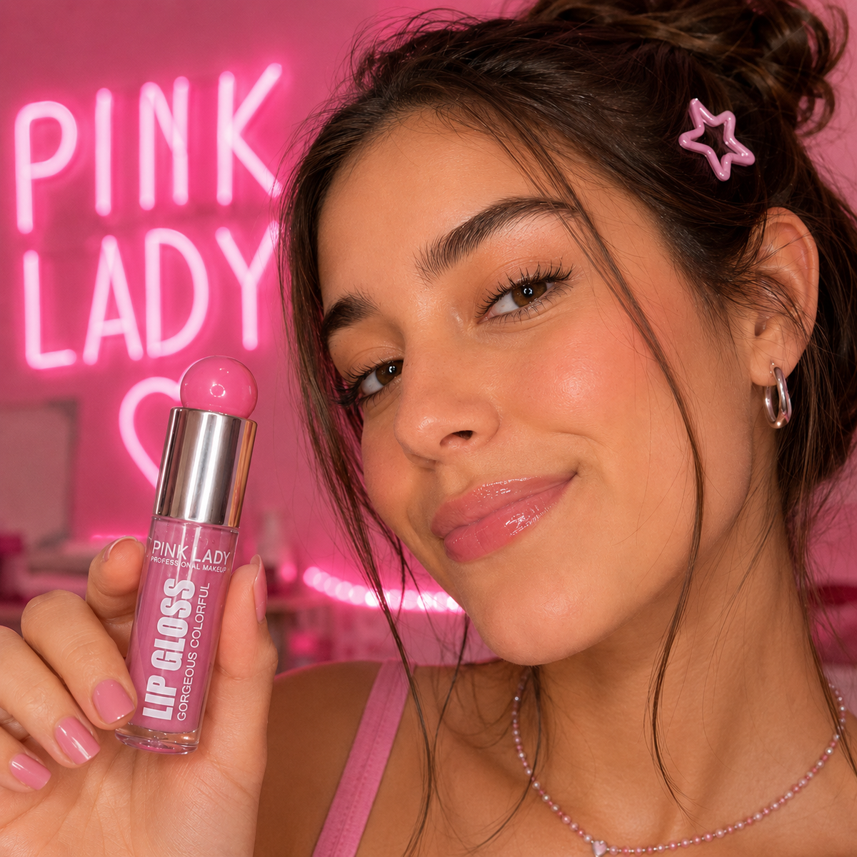 Labial Lip Gloss Colorful Hidratante
