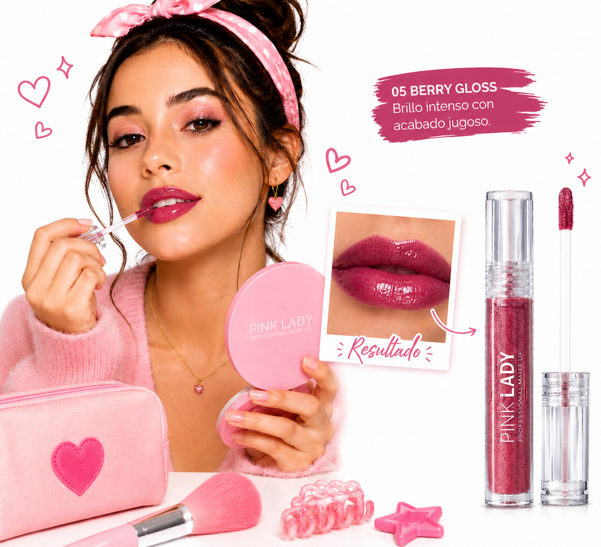 Labial Lip Gloss hidratante | Efecto Volumen Shine