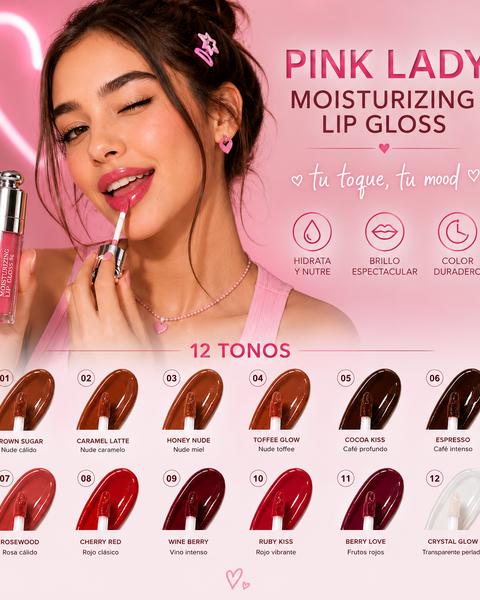 Labial Lip Gloss Hidratante Moisturizing