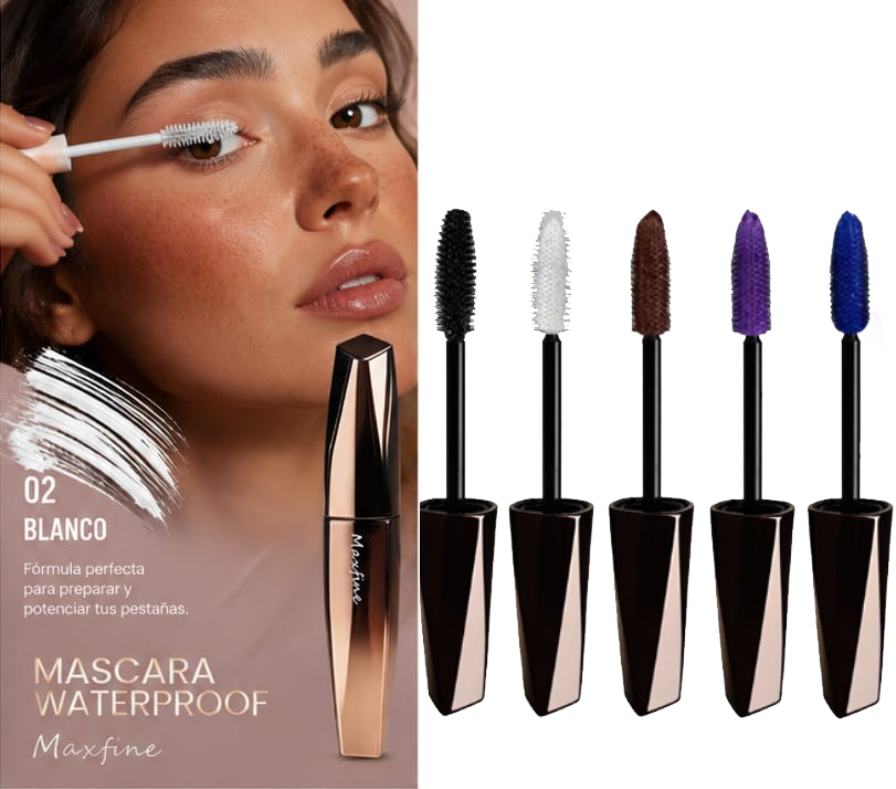Máscara de pestañas color blanco | Waterproof Maxfine