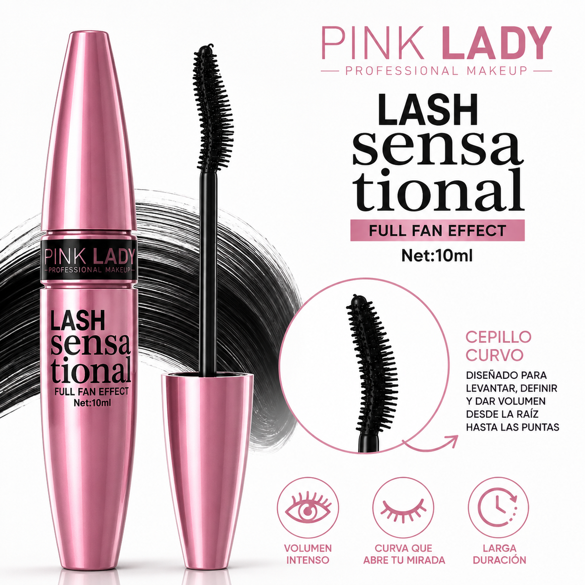 Máscara de Pestañas Lash Sensational Full Fan Effect | 24 hrs