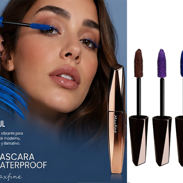 Máscara de pestañas color azul | Waterproof Maxfine