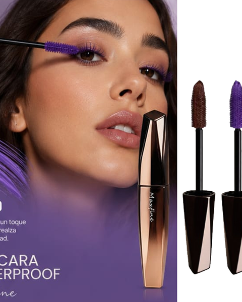 Máscara de pestañas color morado | Waterproof Maxfine