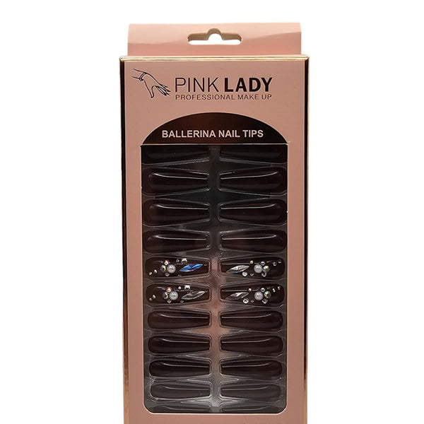 Uñas postizas press on 24 pcs