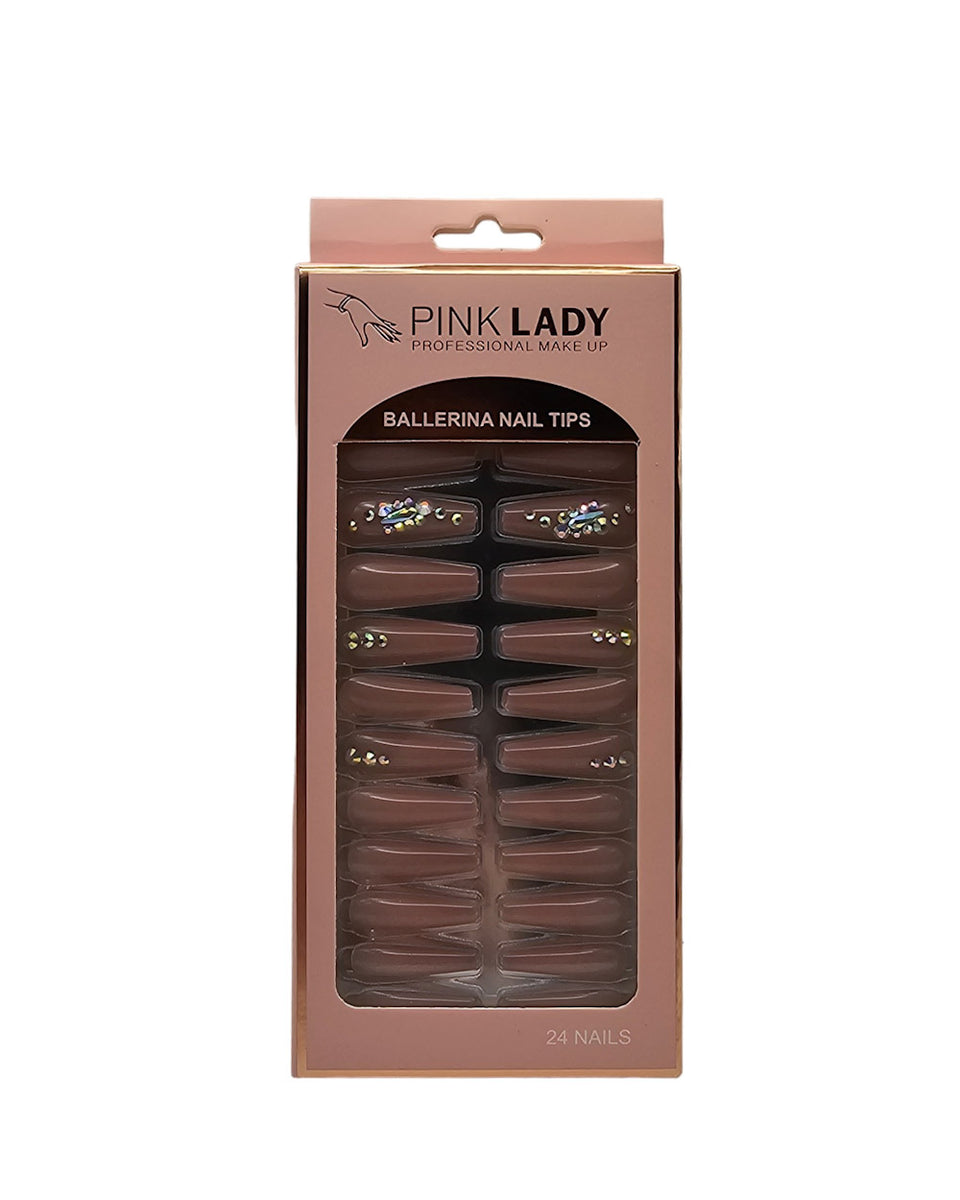 Uñas postizas press on 24 pcs