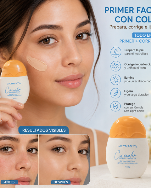 Primer Corrector Facial Máxima Duración & Cubrimiento