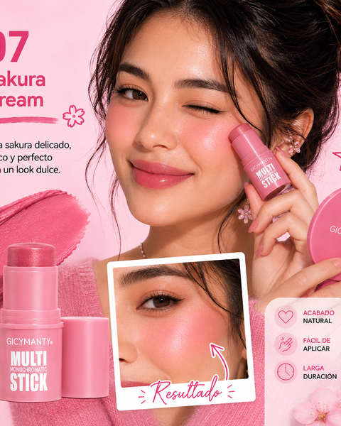 Blush en crema | Rubor Gicymanty