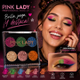 Paleta de Glitter Prensado Pink Lady - Professional Make Up (6 Tonos)