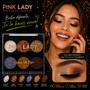 Paleta de Glitter Prensado Pink Lady - Professional Make Up (6 Tonos