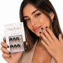 Uñas postizas con pedrería Merrycolor