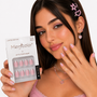 Uñas Postizas Francesas Pequeñas De Fácil Aplicación MerryColor