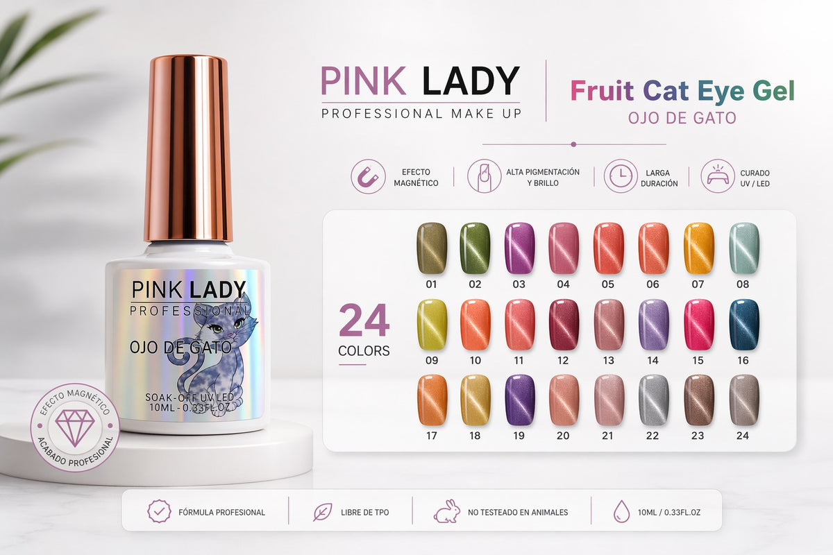 Esmalte permanente Cat Eye Pink Lady
