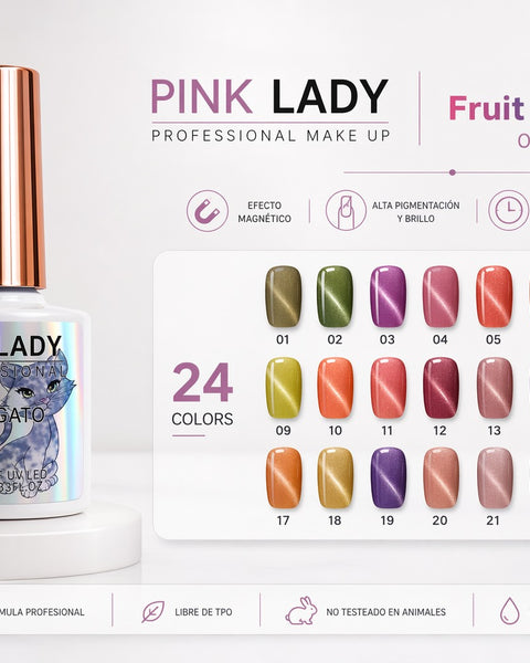 Esmalte permanente Cat Eye Pink Lady