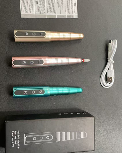 Torno electrico portatil para uñas