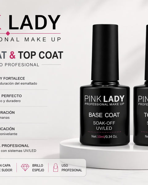 Esmaltes preparadores para uñas Pink Lady 2x10.000