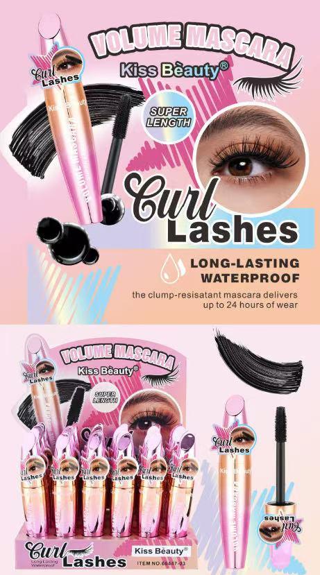Mascara de pestañas Kiss Beauty Curl Lashes