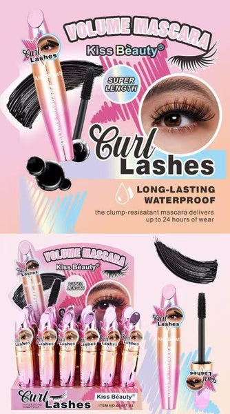 Mascara de pestañas Kiss Beauty Curl Lashes