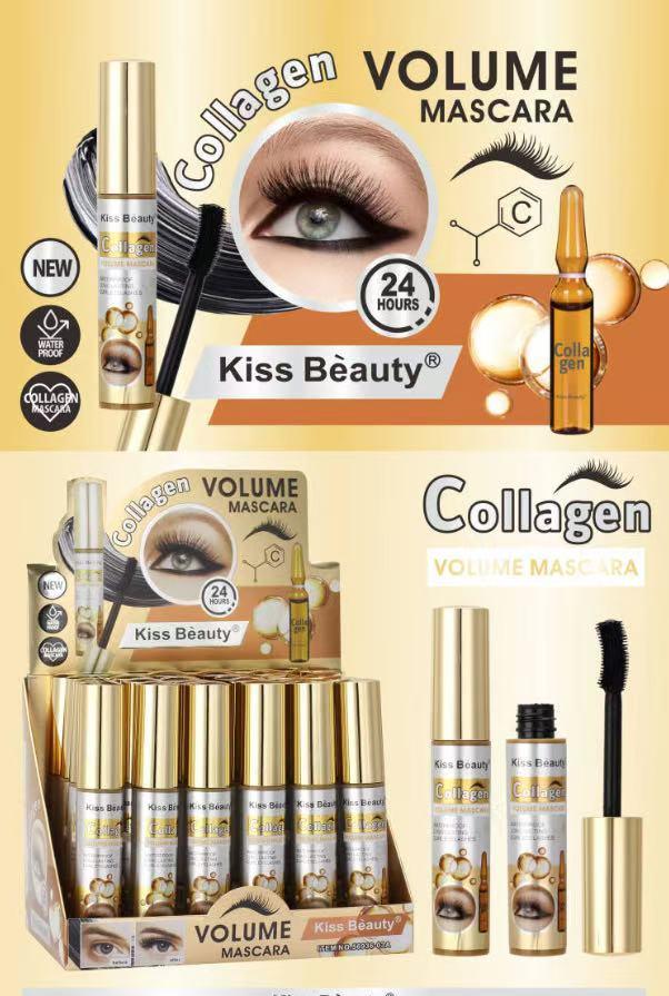 Mascara de pestañas Kiss Beauty Colageno
