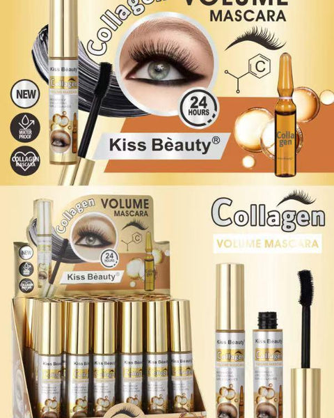 Mascara de pestañas Kiss Beauty Colageno