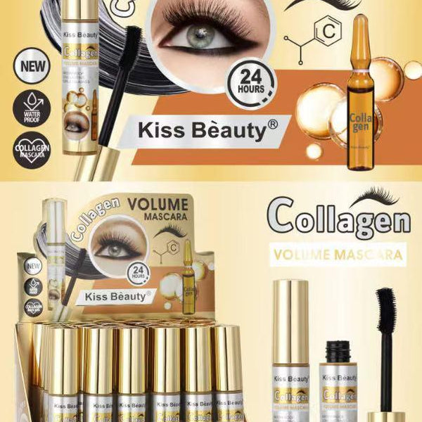 Mascara de pestañas Kiss Beauty Colageno