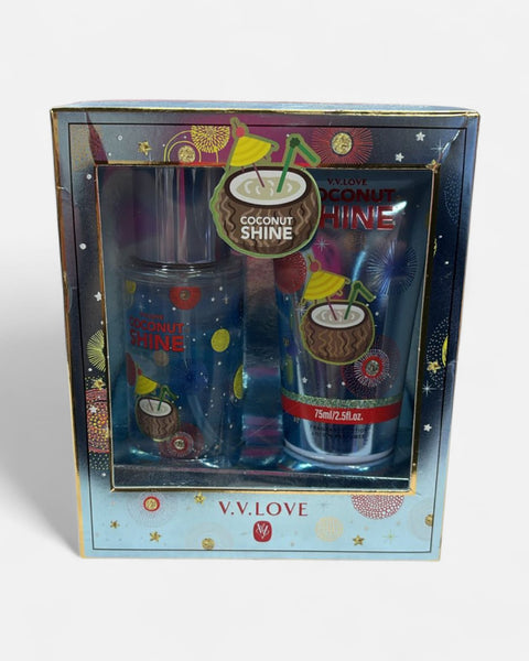Kit splash coconout shine + crema hidratante