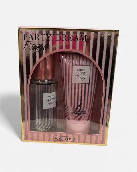 Kit splash party dream rouge + crema hidratante
