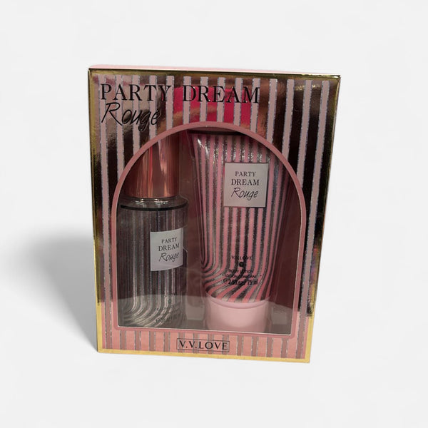 Kit splash party dream rouge + crema hidratante