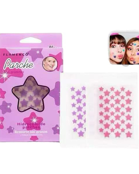 Parches anti-acne con diseño