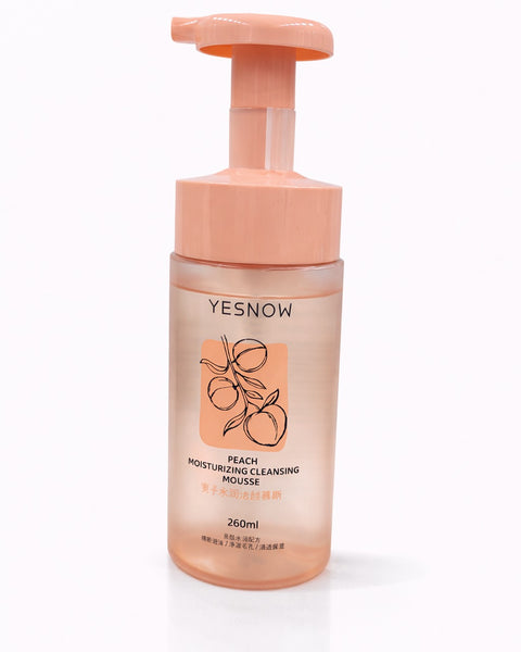 Espuma de limpieza facial de durazno Yesnow
