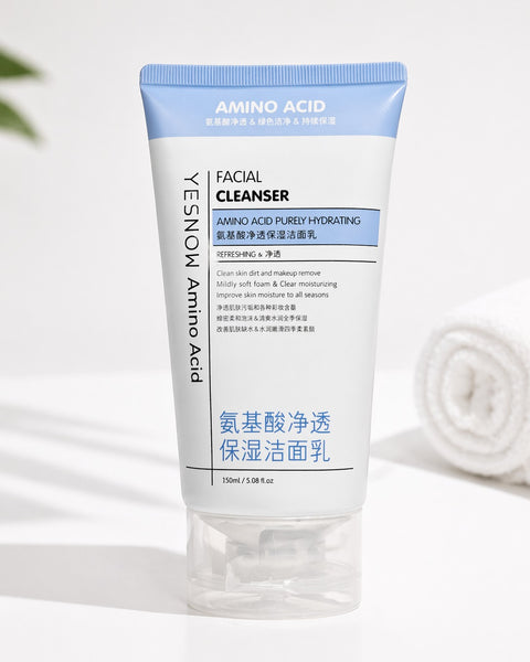 Crema de limpieza facial en gel con aminoácidos