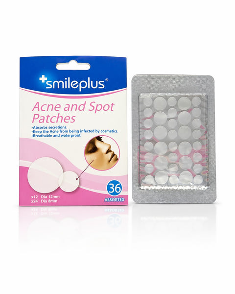 Parche anti-acne transparentes / 36 unidades