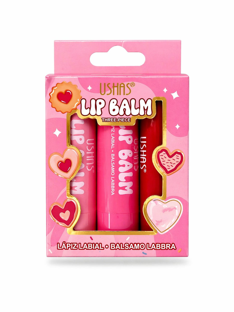 Set de bálsamos labiales hidratantes x3