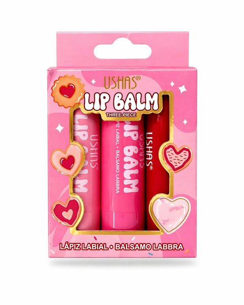 Set de bálsamos labiales hidratantes x3